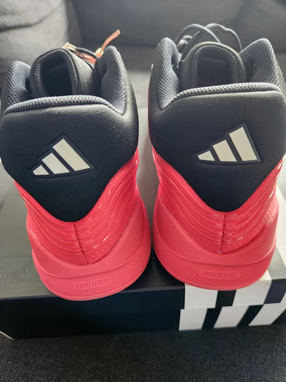 NIB Adidas Men’s 13 NWT Dame X Dolls Pure Ruby-JP6093.